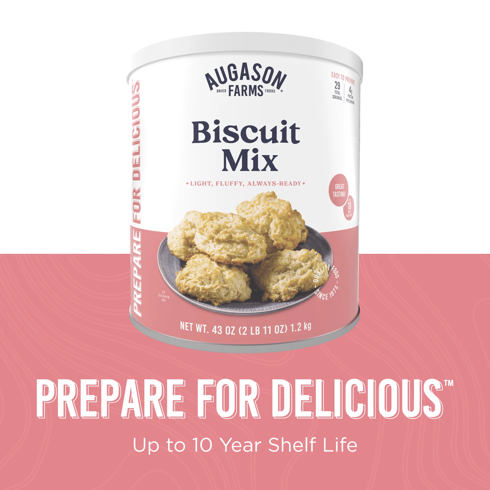Buttermilk Biscuit Mix Can, 29 Servings - Image 7