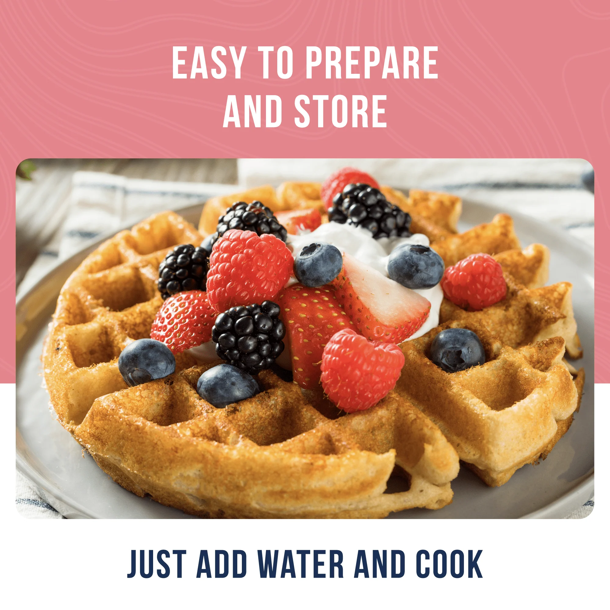 Buttermilk Pancake & Waffle Mix Can, 33 Servings - Image 4