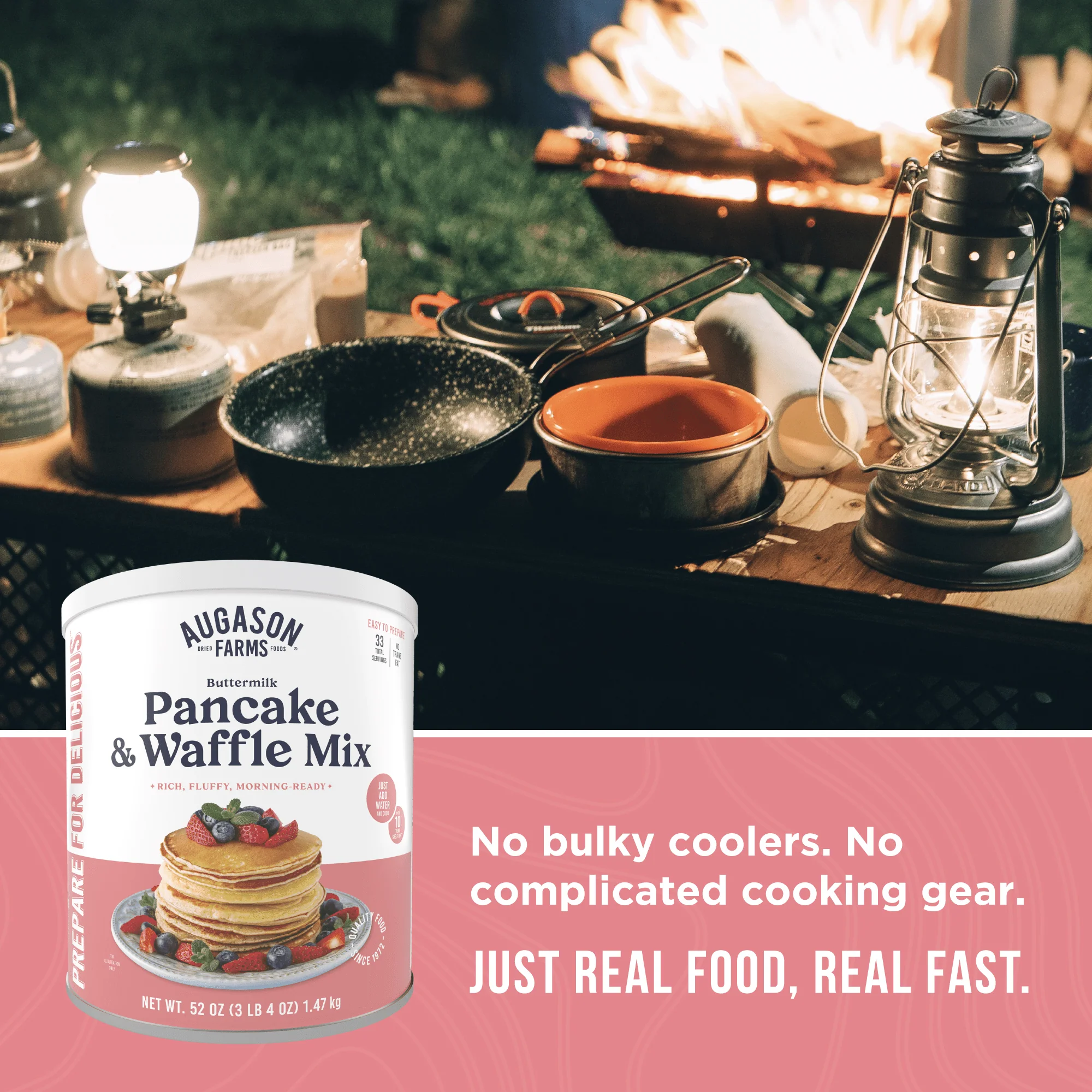 Buttermilk Pancake & Waffle Mix Can, 33 Servings - Image 6