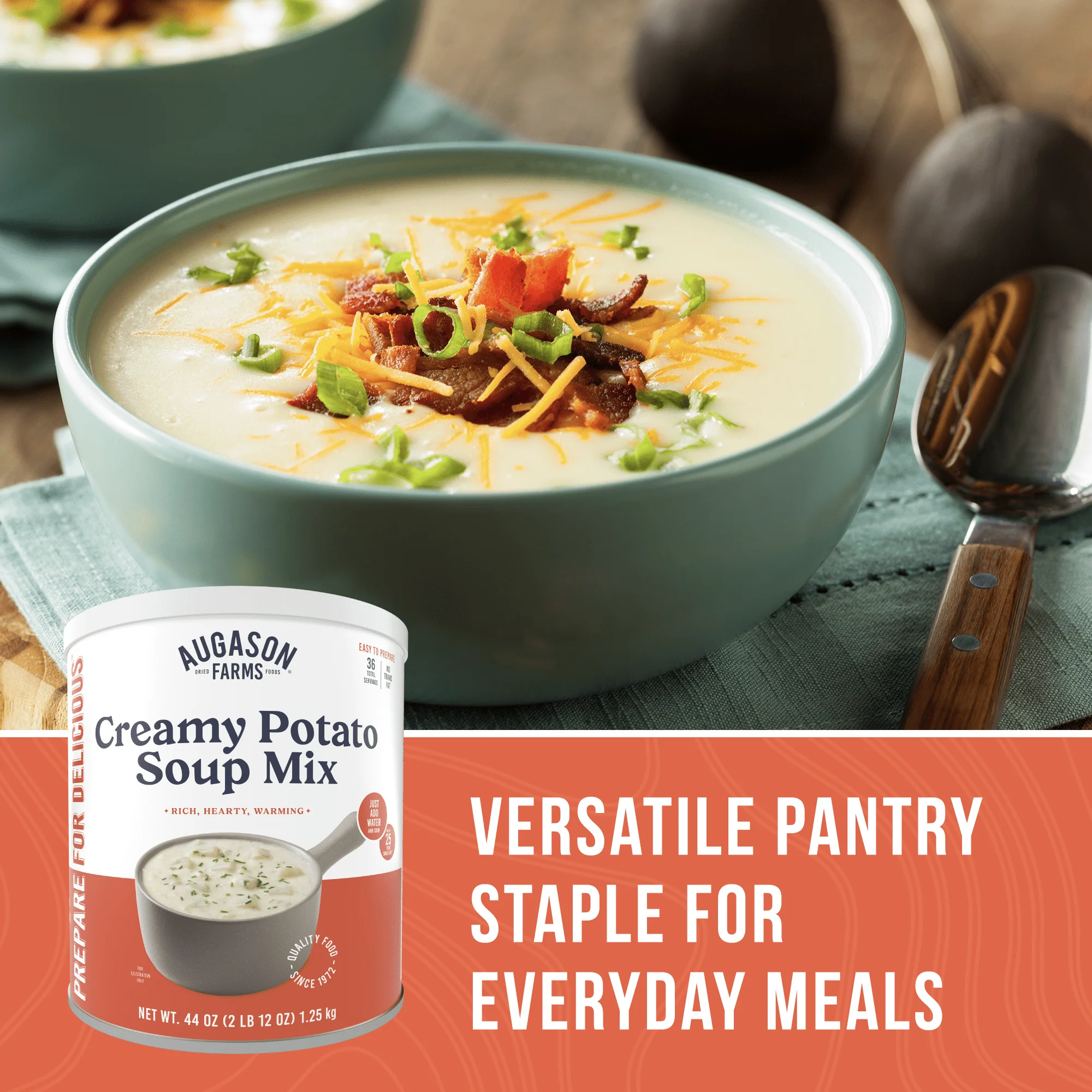 Creamy Potato Soup Mix Can, 36 Servings - Image 7