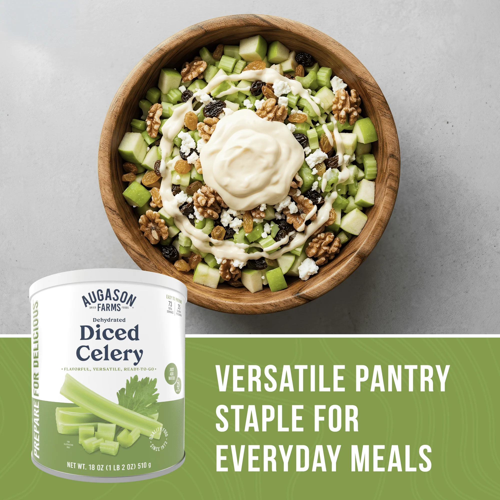 Dehydrated Cross Cut Celery Can, 73 Servings - Image 7