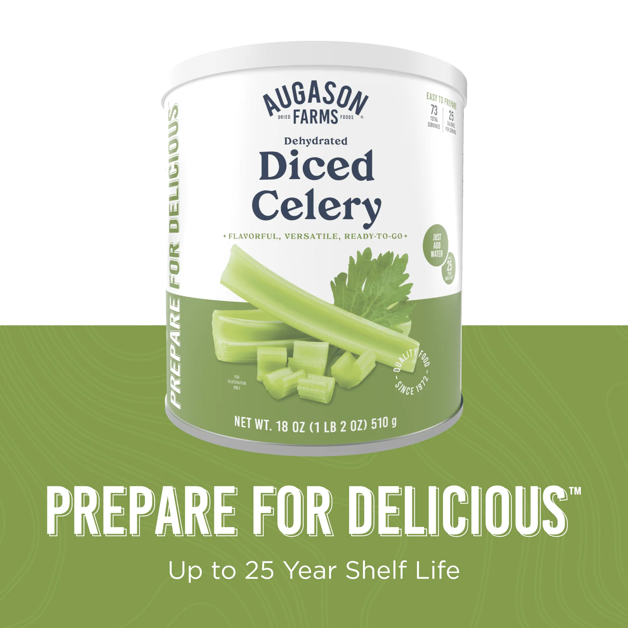 Dehydrated Cross Cut Celery Can, 73 Servings - Image 8