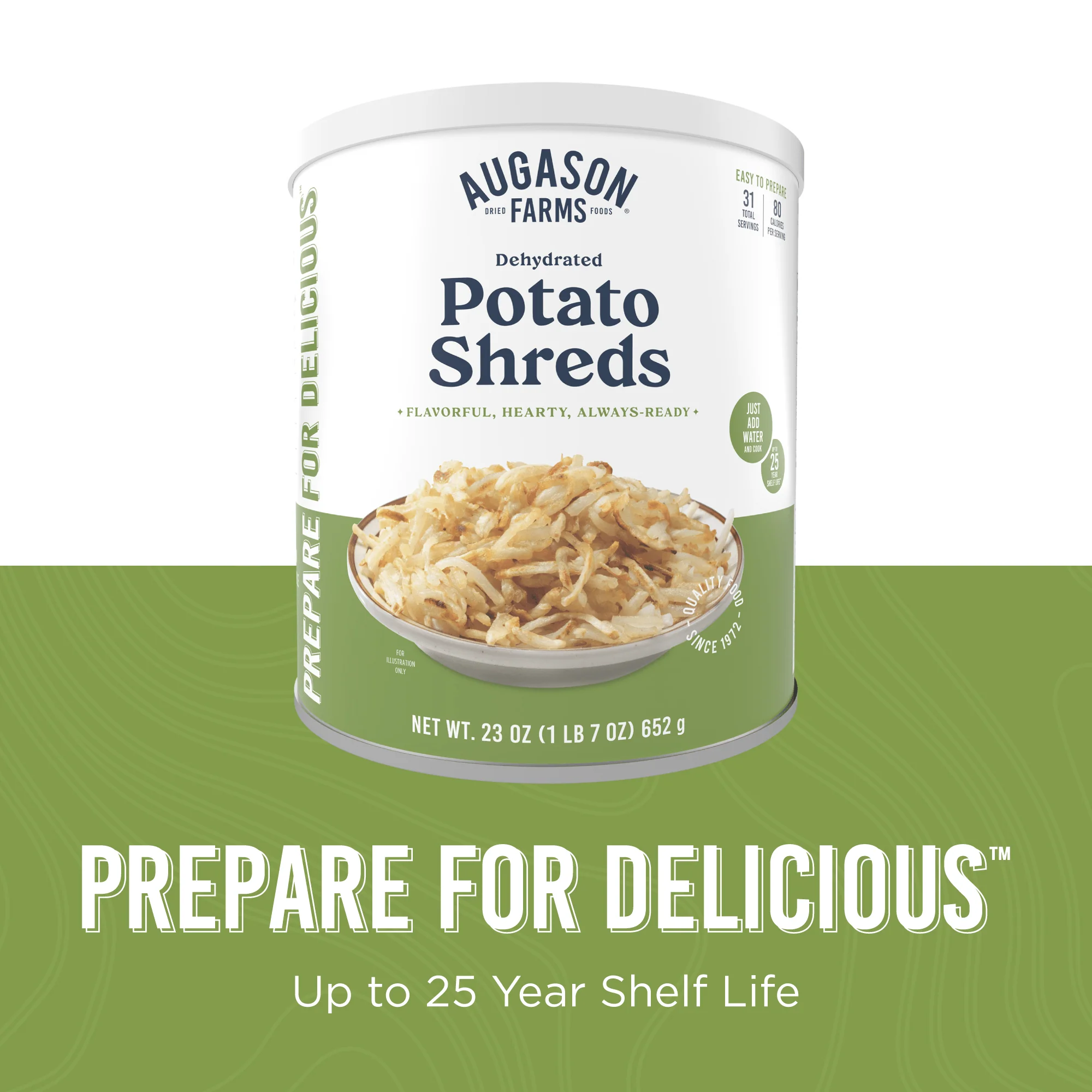 Dehydrated Potato Shreds Can, 31 Servings - Image 8