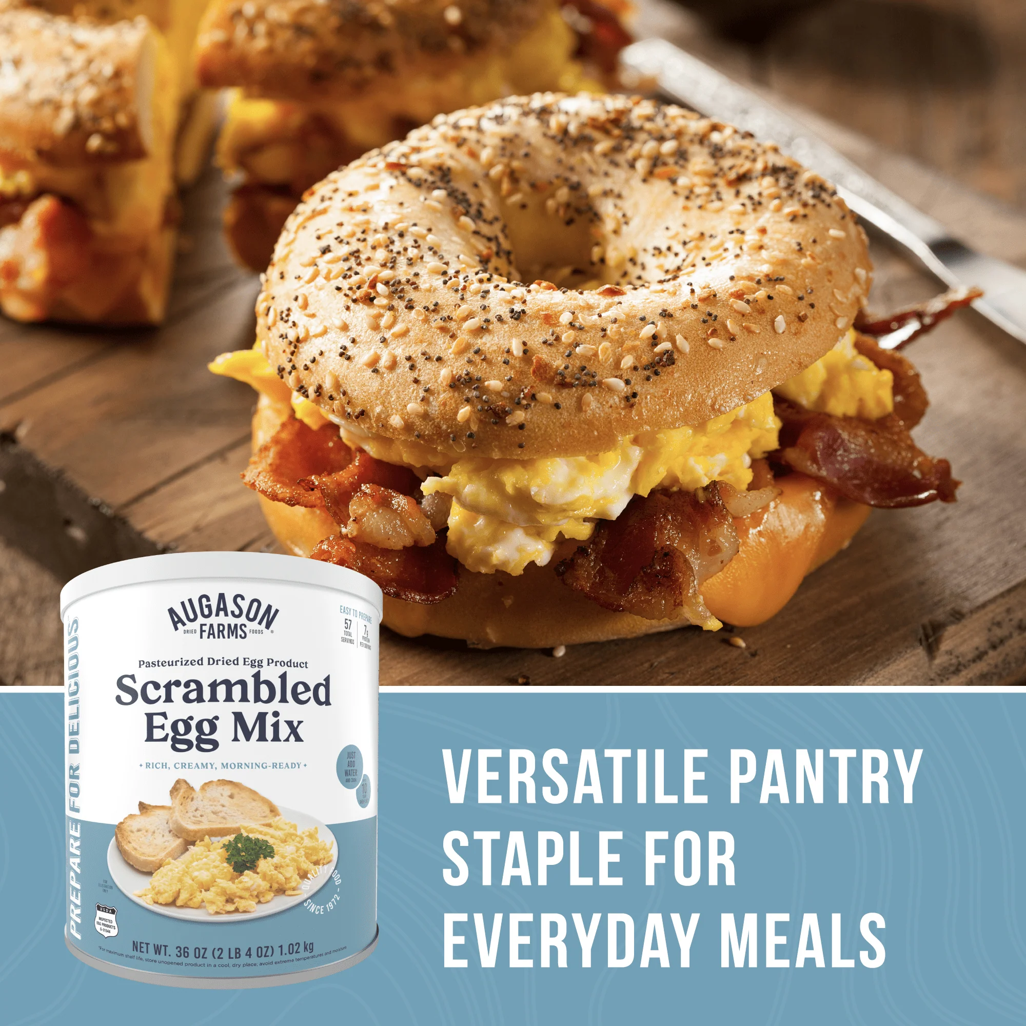 Pasteurized Scrambled Egg Mix Can, 57 Servings - Image 7