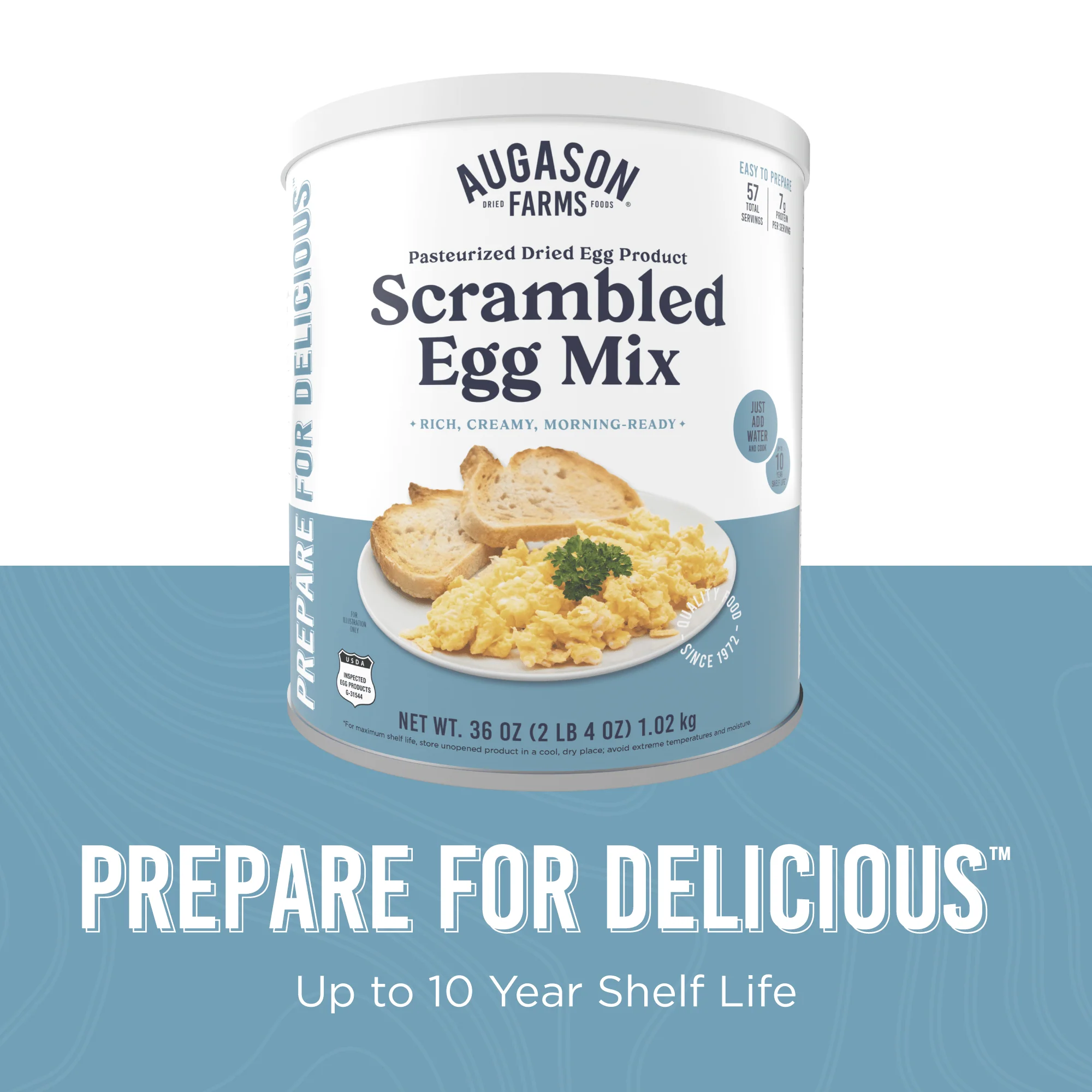 Pasteurized Scrambled Egg Mix Can, 57 Servings - Image 8