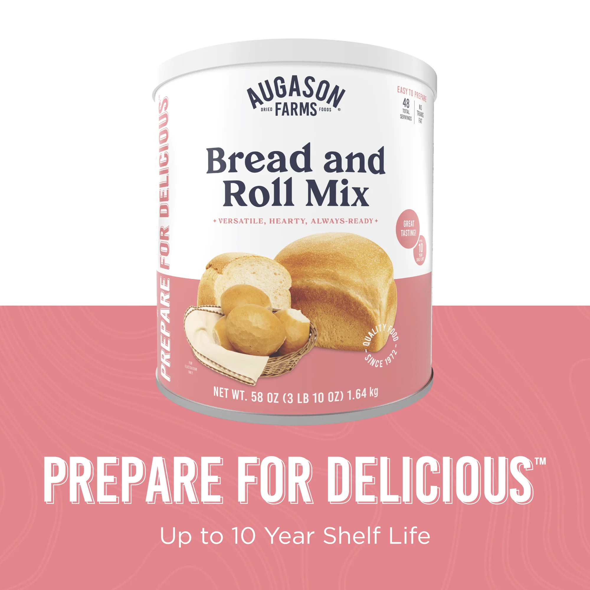 Bread and Roll Mix Can, 48 Servings - Image 7