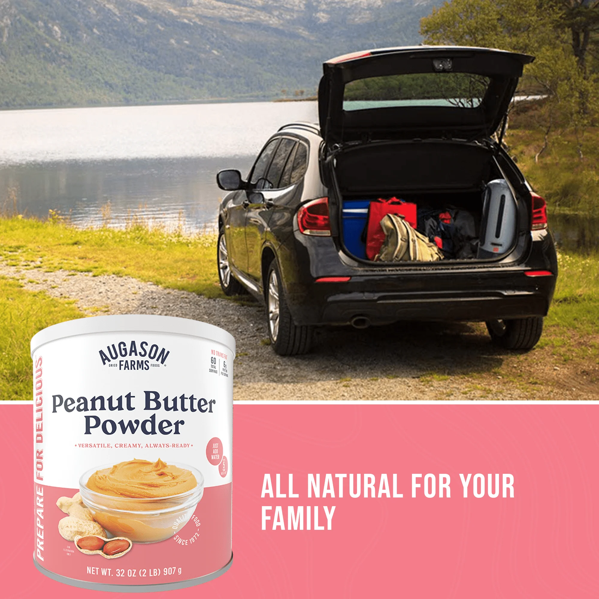 Peanut Butter Powder Can, 60 Servings - Image 7