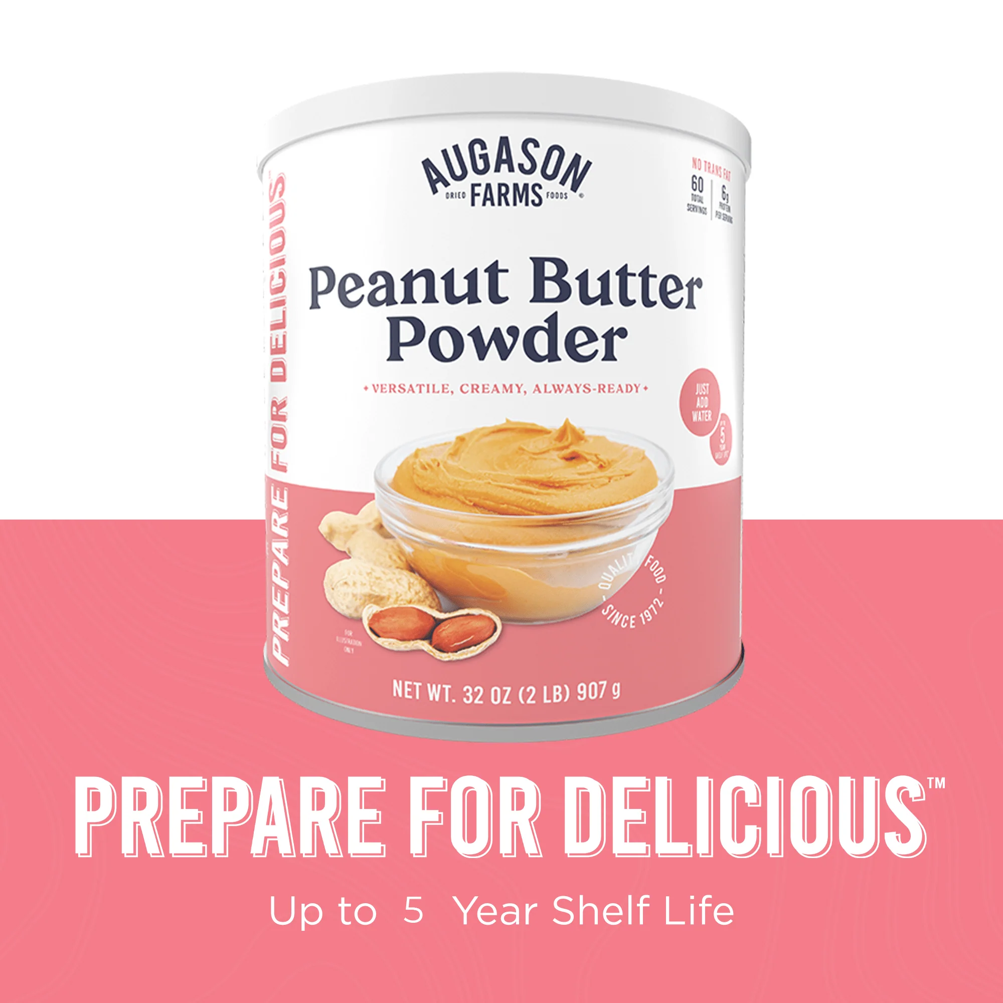Peanut Butter Powder Can, 60 Servings - Image 8